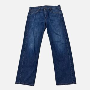 Levi’s 569 Loose Straight Leg Denim 34 X 34 100% Cotton Jeans (Actual 34 X 32)